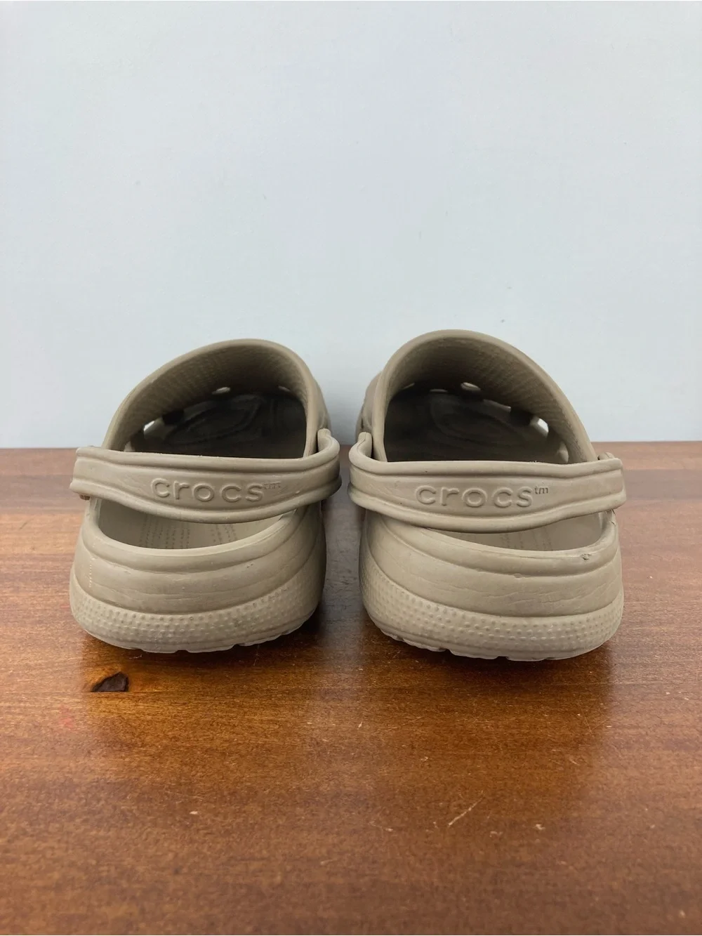 Crocs Classic Comfort Clogs Brown Neutral Men's Size XXL 12-13 Pre-Owned.